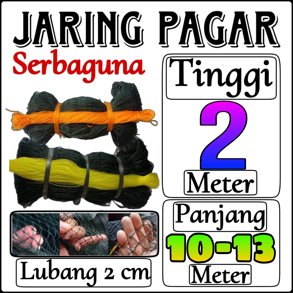 Jaring Ayam Lubang 2 cm Lebar 2 Meter Jaring Pagar Ayam Jaring Kandang Ayam