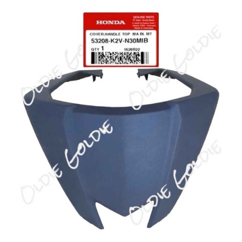 53208-K2V-N30MIB Cover Handle Top Visor Vario 125 LED K2V Biru Dof