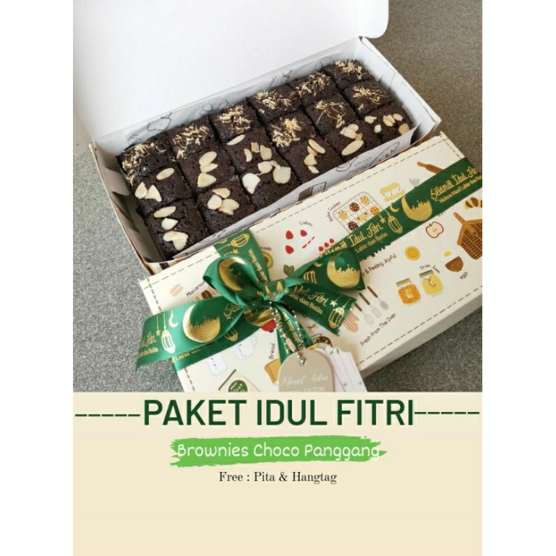 

Brownies Panggang / Hampers Idul Fitri / Kue Brownies Idul Fitri / Hampers Hari Raya / Hampers Kue Lebaran