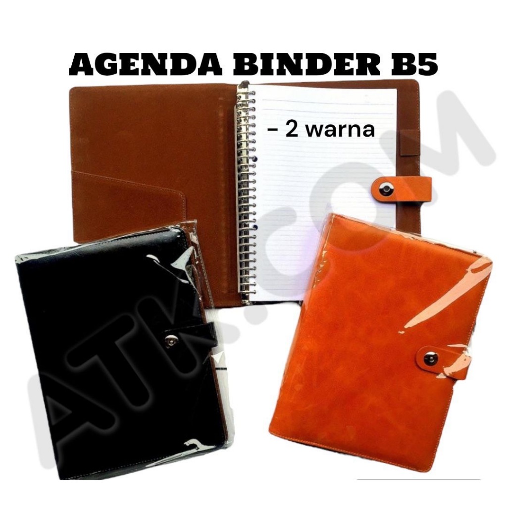 

Binder Notebook Kulit B5 [MS-026]/ Agenda Kulit / Notebook Kantor / Agenda Multifungsi / Buku Ring / Buku Note (PCS)