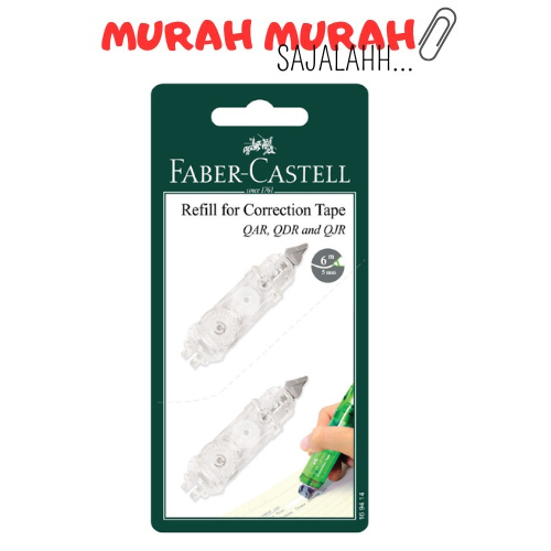 

Faber Castell Correction Tape Refill Set 2 for QAR/QJR / Stipo / Tipe X