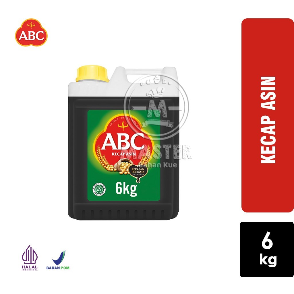 

Kecap Asin ABC / Soy Sauce [Jerigen 6 kg]