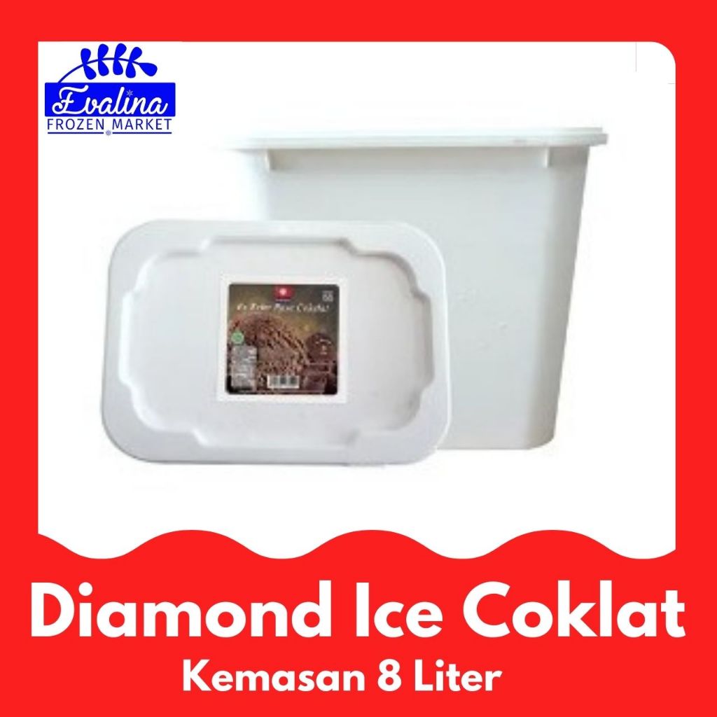 

Ice Cream Es Krim Diamond 8 Liter Es Krim Coklat Vanilla Diamond Ice Cream 8 Liter