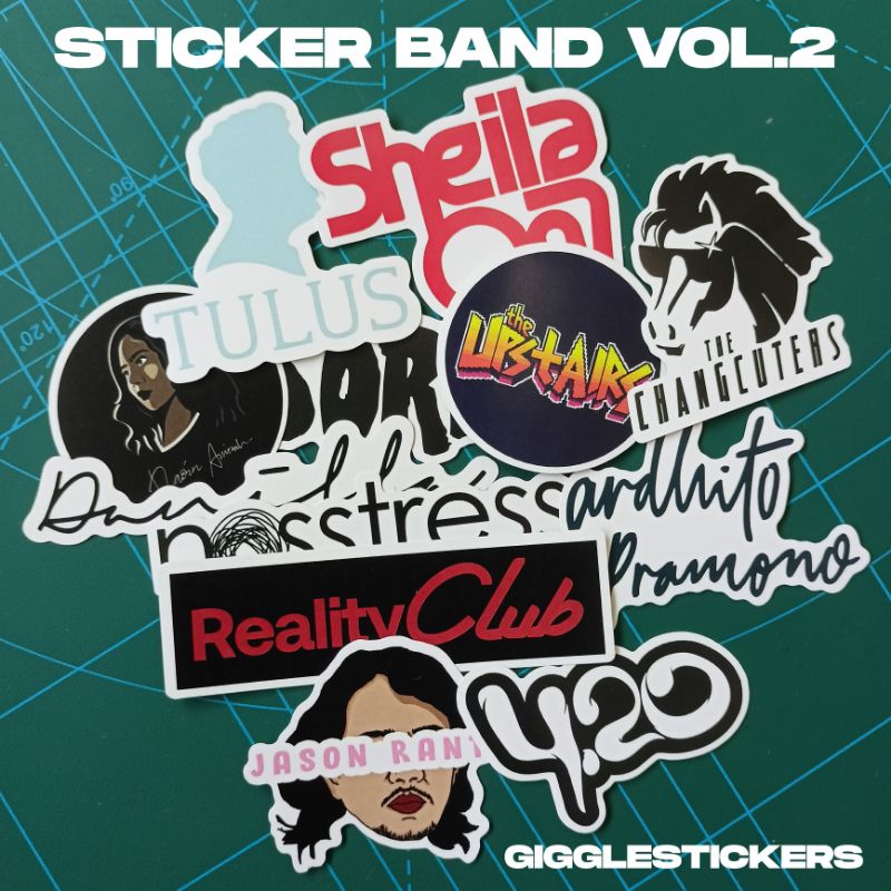 

Sticker Pack Band Lokal Vol.2