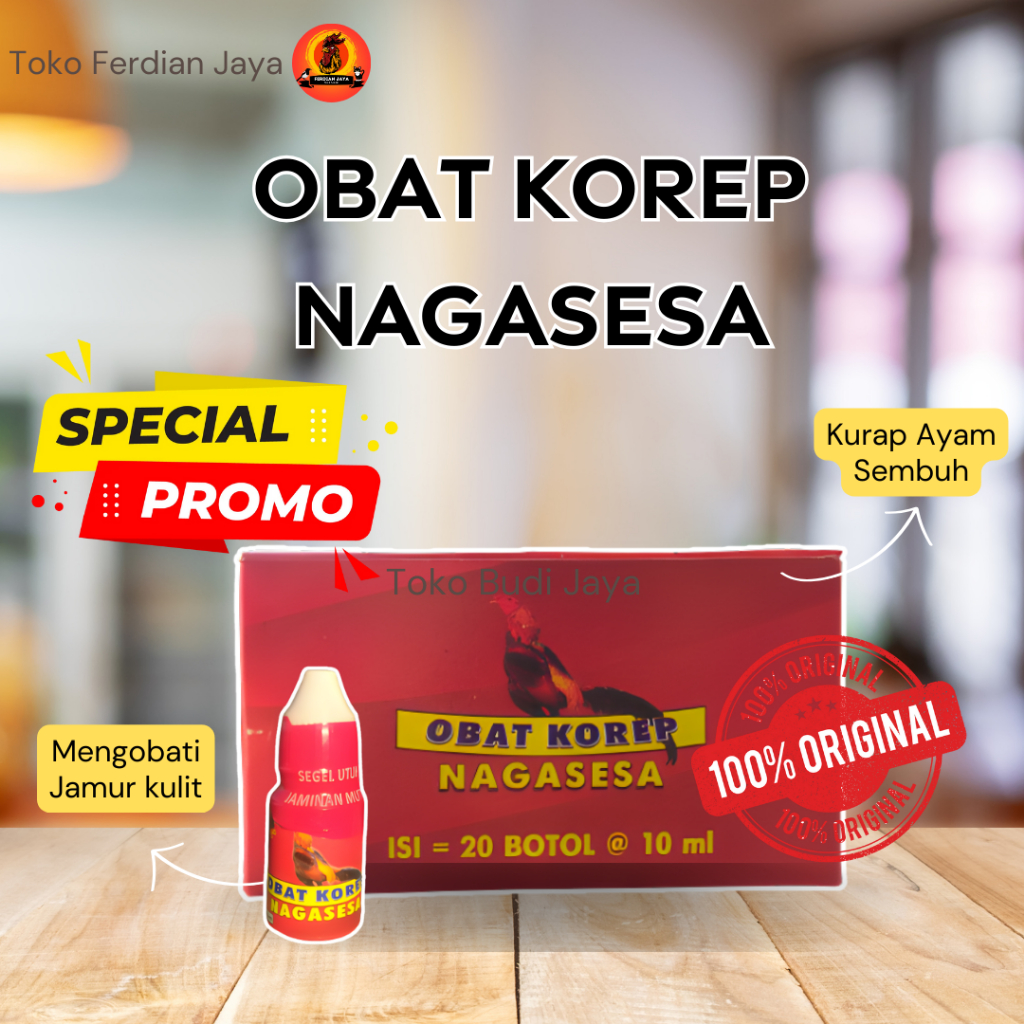 OBAT KOREP AYAM NAGASESA | OBAT KOREP AYAM AMPUH | OBAT KOREP NAGASESA - KOREP RONTOK 24 JAM (10ml)