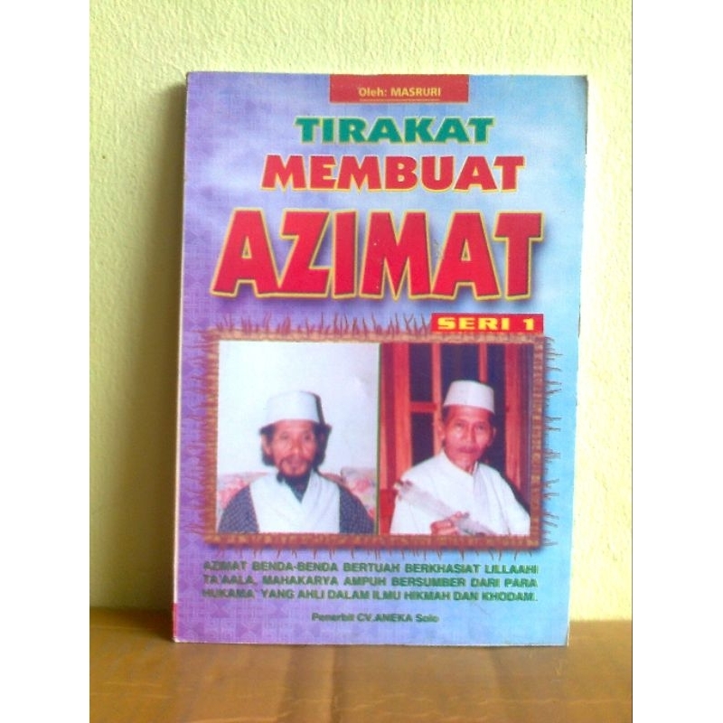 Buku Tirakat Memhuat AZIMAT seri 1