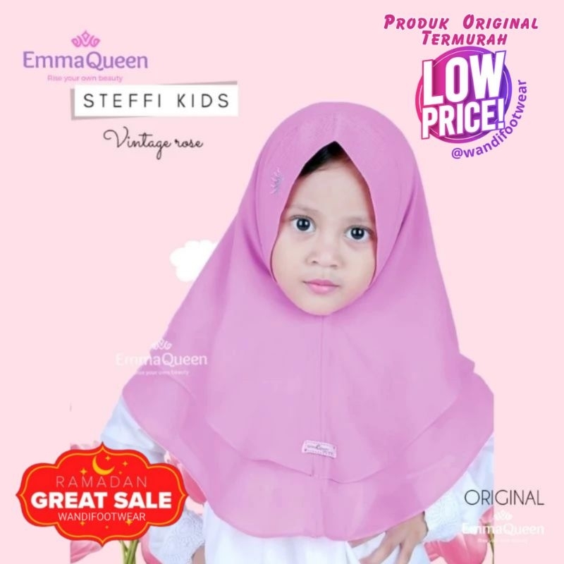 Jilbab Instan Anak Steffi by EmmaQueen original