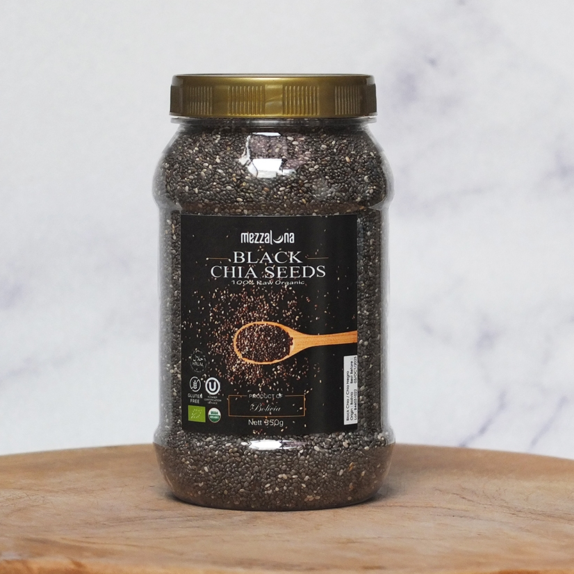 

Mezzaluna Organic Black Chia Seed 350gr Biji Chia Seeds Organik