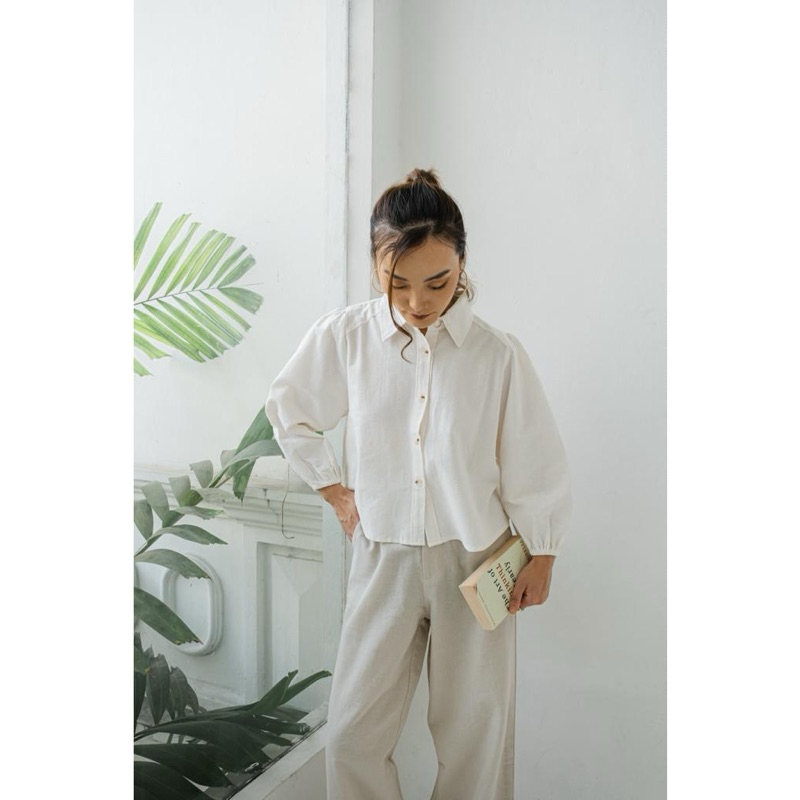 Preloved Kemeja Linen seminggu.rtw