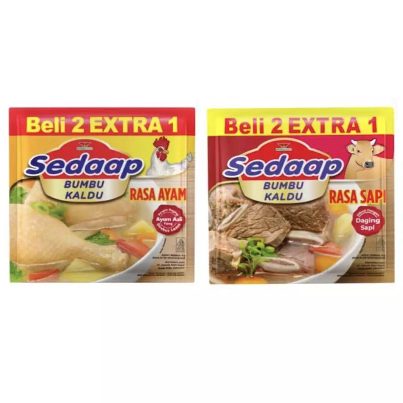 

Sedap Bumbu Kaldu 9gr/ ECERAN