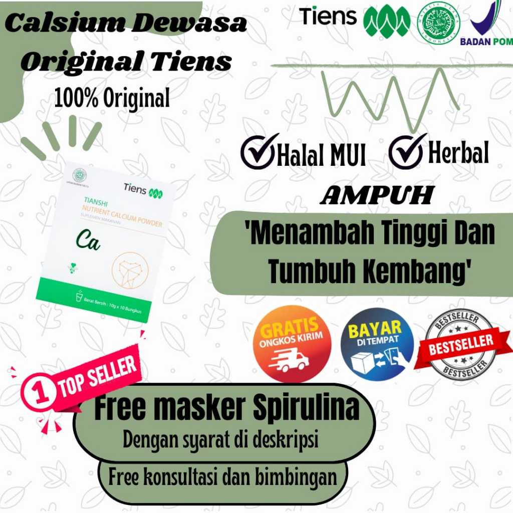 CALSIUM PENINGGI BADAN || SUPLEMEN PENINGGI BADAN