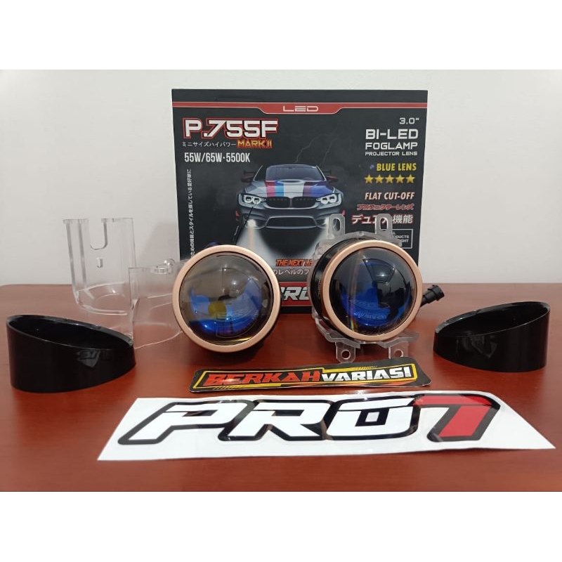 PRO7 P755F MARK 2 FOGLEMP PROJECTOR BILED PRO7  P755F MARK 11GOLED SERIES 3 INCH BLUE LENS BRACEKT
