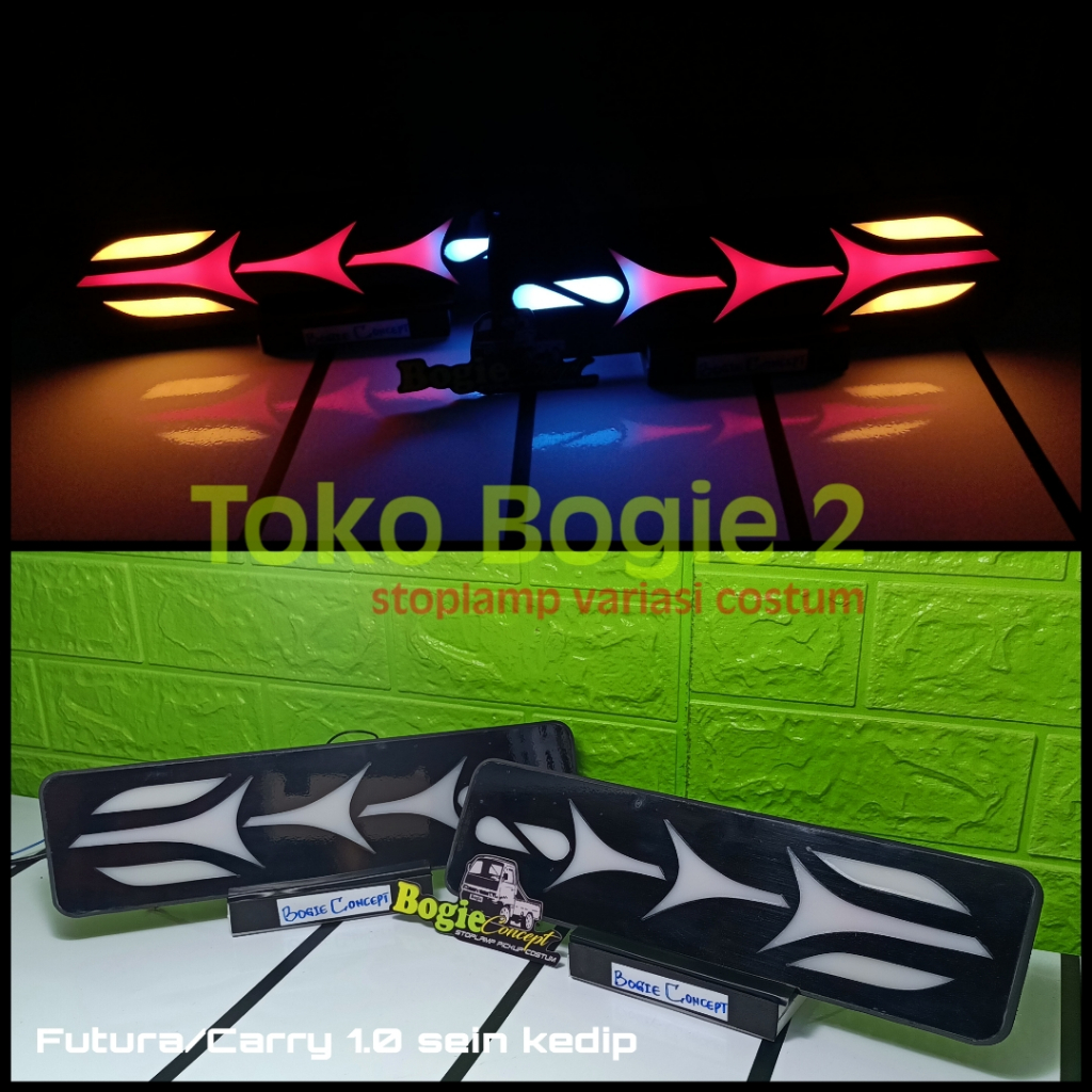 LAMPU REM MOBIL PICKUP FUTURA - CARRY 1.0 LED VARIASI SEIN KEDIP CUCUK LAMA