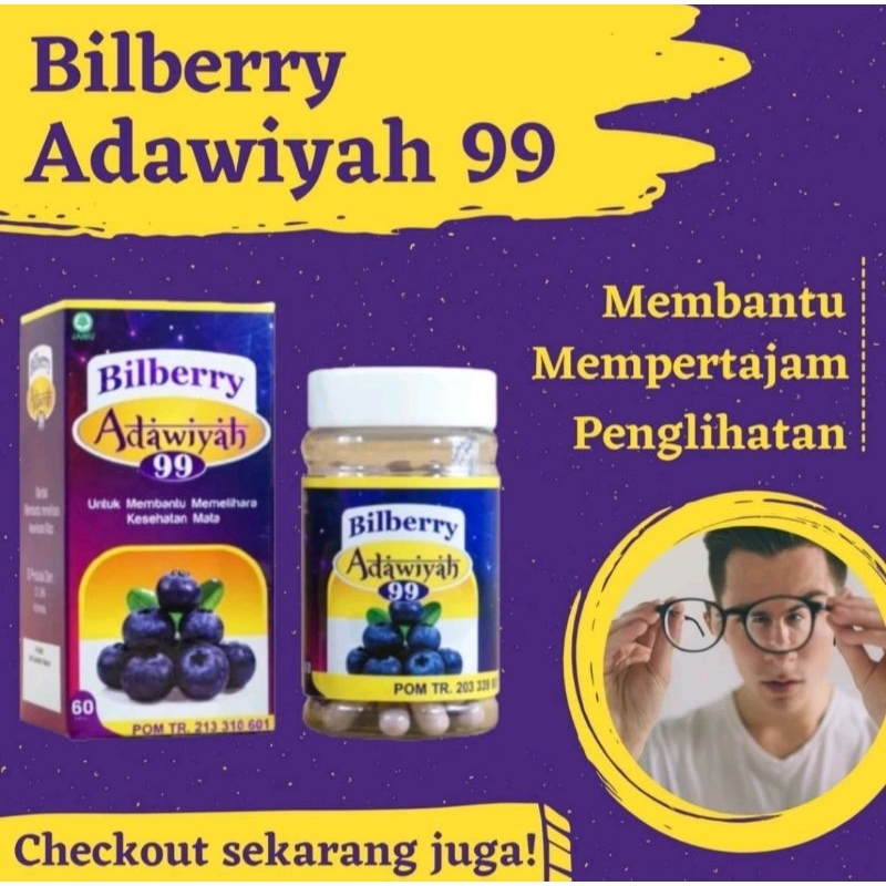 BILBERRY ADAWIYAH99/obat mata minus,katarak,mata lelah