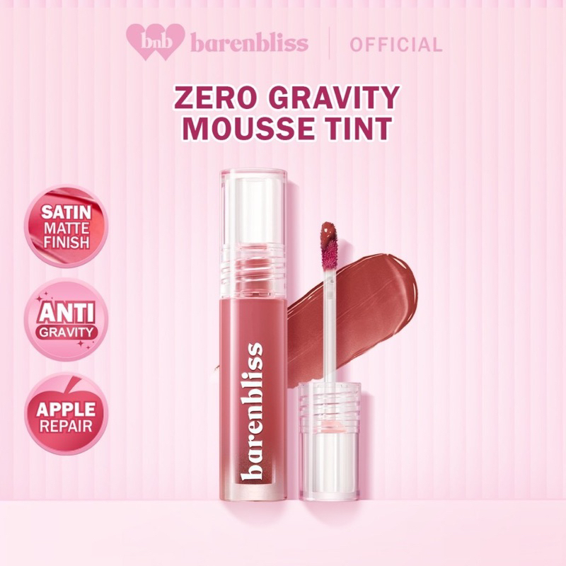BARENBLISS Apple Makes Adorable Mousse Tint / bnb apple makes adorable mousse tint / bnb zero gravit