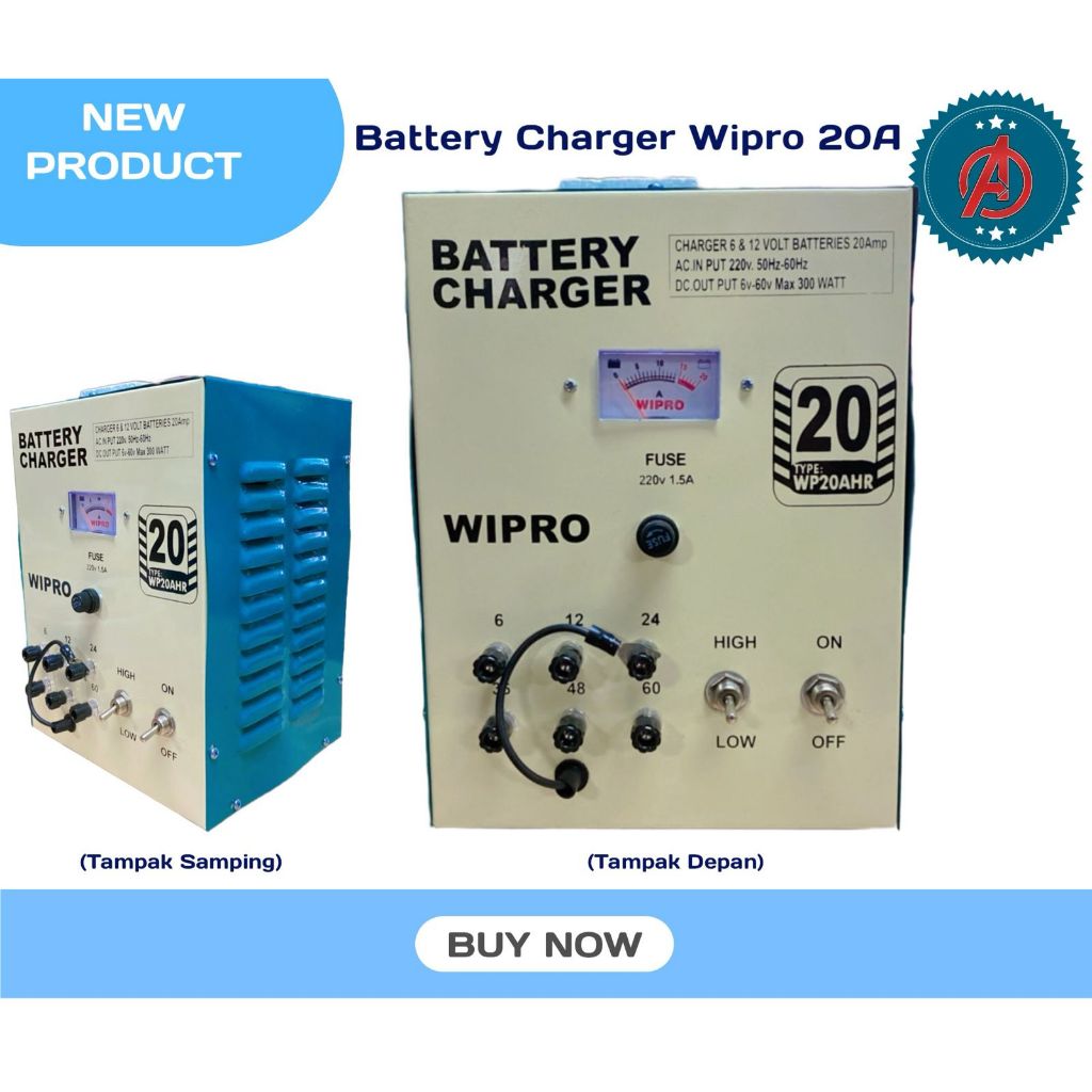 Battery Charger/ Charger Accu Wipro 20A