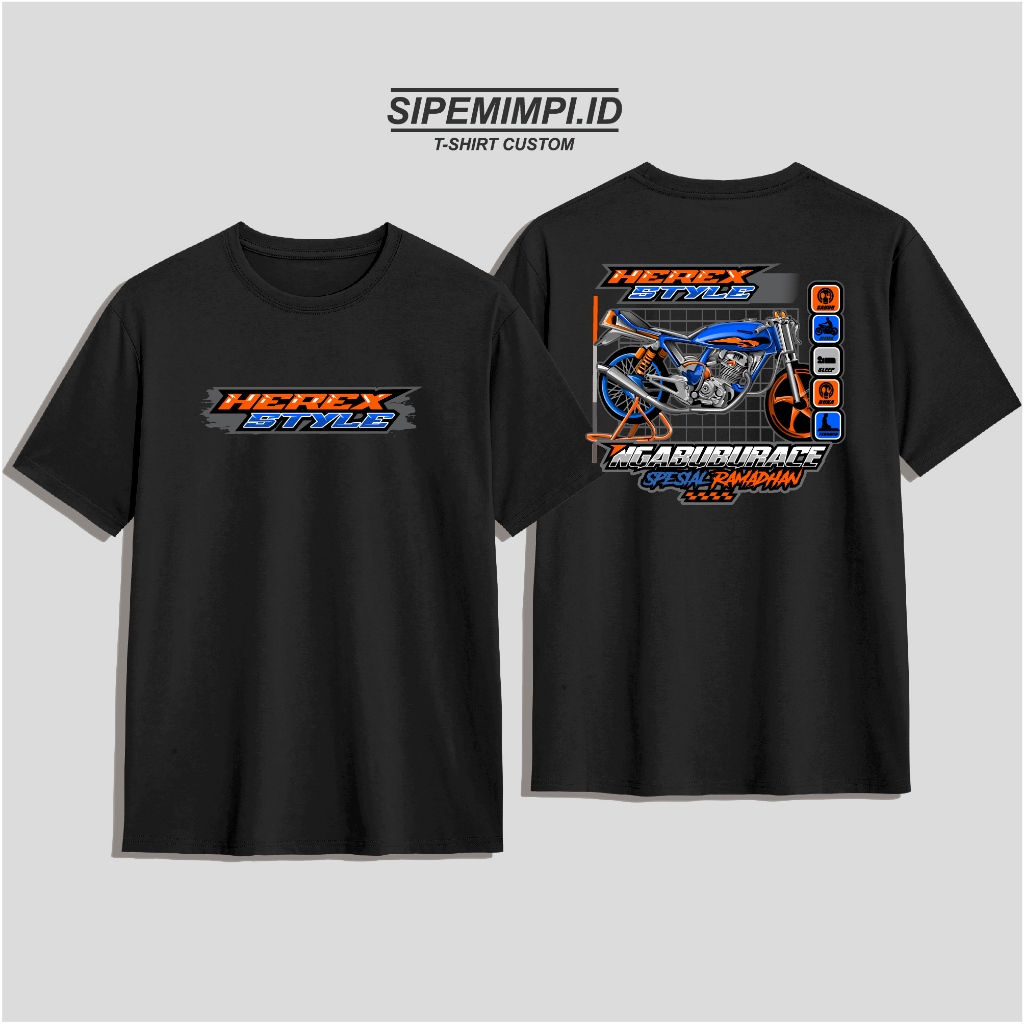 SIPEMIMPI.ID//T-SHIRT KAOS RAMADHAN RACE HEREX STYLE VOL1