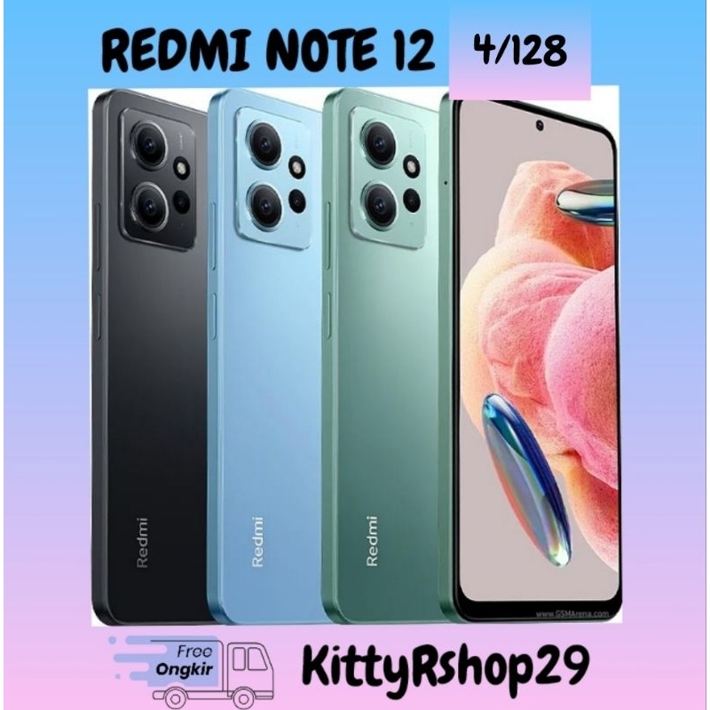 REDMI NOTE 12 ram 4/128gb GARANSI RESMI 1 TAHUN