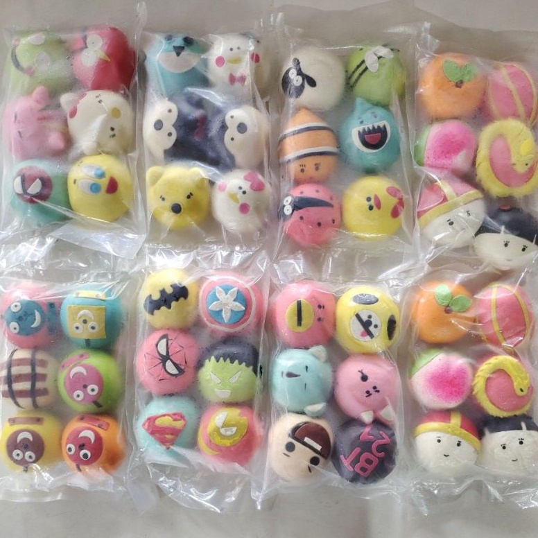 

WOI569 XPRESS BAKPAO KARAKTER ISI COKLAT KARTUN HALAL ISI COKLAT KARAKTER KARTUN LUCU 6 PCS BISA PILIH KARAKTER FAVORITE