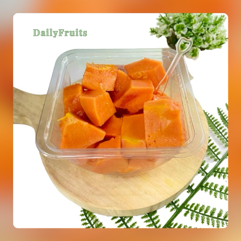 

New Edition! Pepaya California Potong Fresh 250gr | DailyFruits