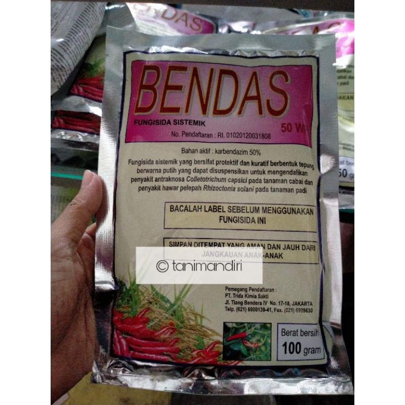 FUNGISIDA BENDAS, FUNGISIDA SISTEMIK 100gr