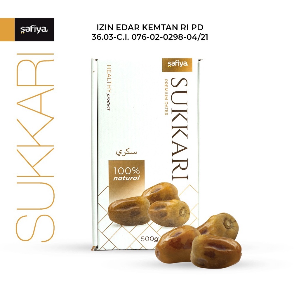 

Kurma Sukari 500g Premium Safiya