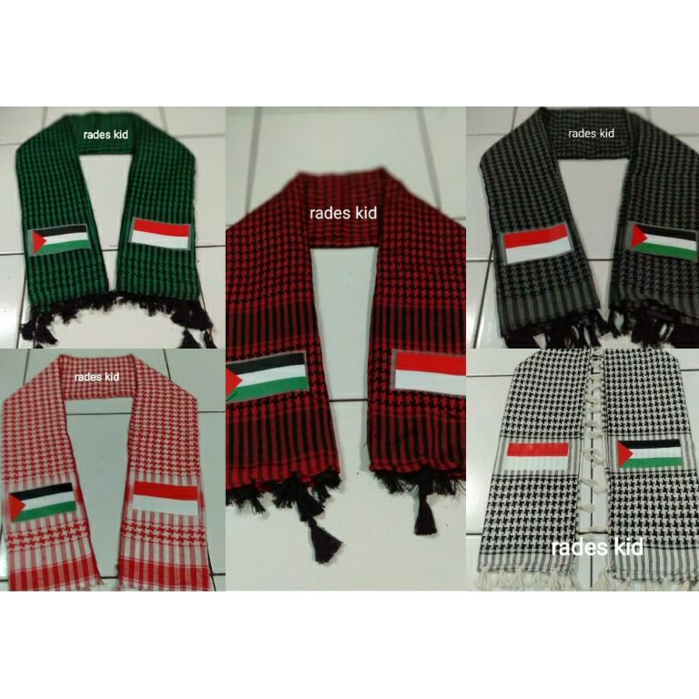 New Arrival syal palestina anak tksd dan smp juga remaja  syal palestine dan indonesia  sorban dan s