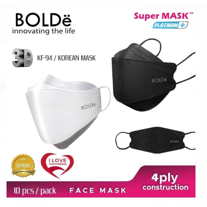 DISKON Bolde Masker Super Mask Platinum  1 pcs  pack Bolde Masker Super Mask Platinum  1 pcs  pack