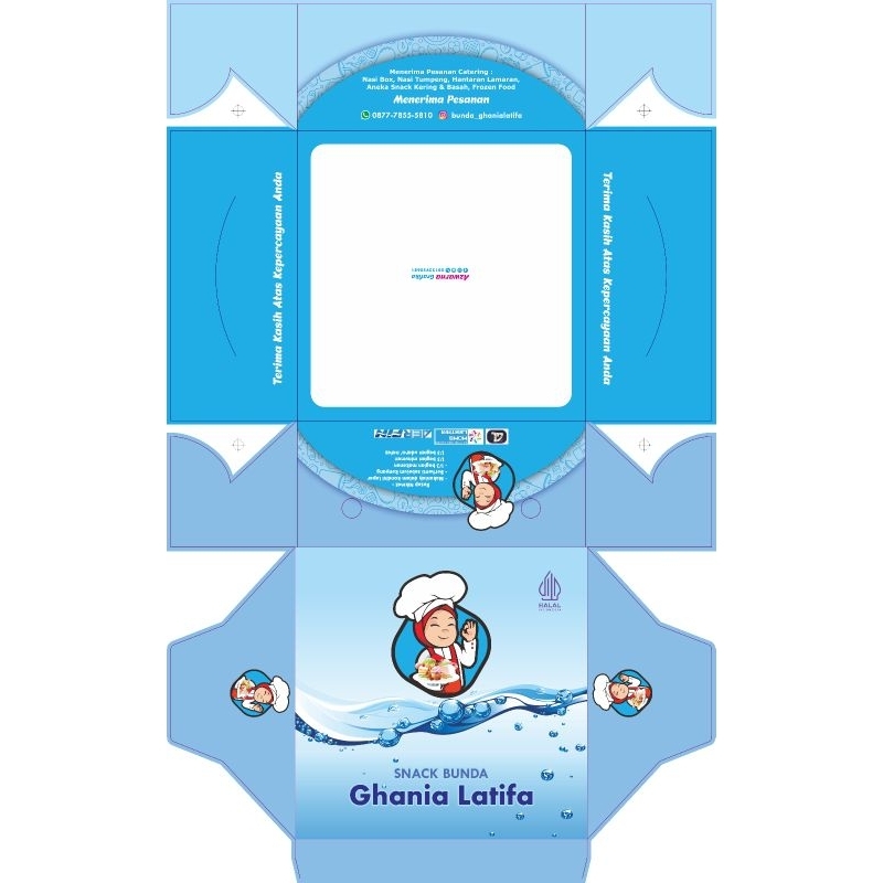 

DUS CUSTOM UKURAN 15X15X6,5 CM (MINIM ORDER 1.000 PCS)