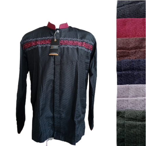 Baju Koko Motif Lengan Pendek As-Syukur