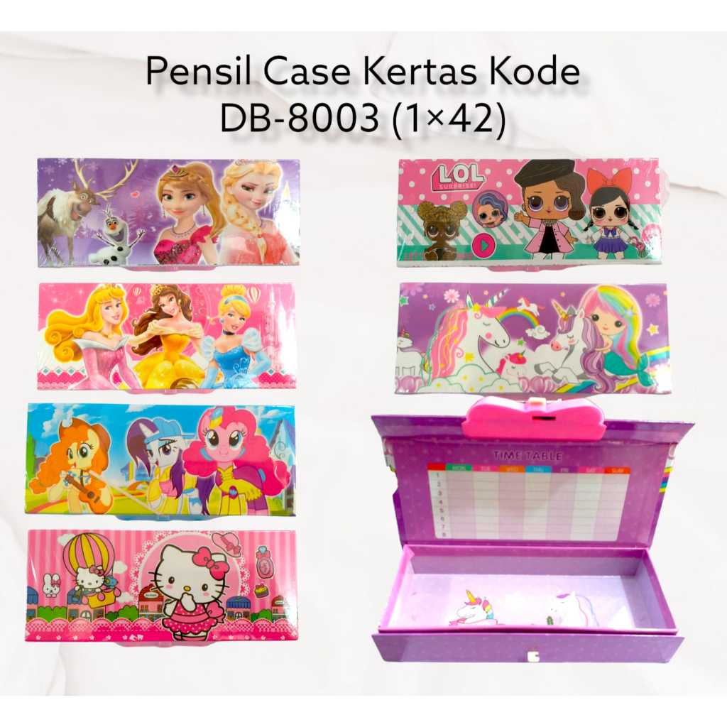 

Pensil Case/Kotak Pesil Kertas Kode DB8003