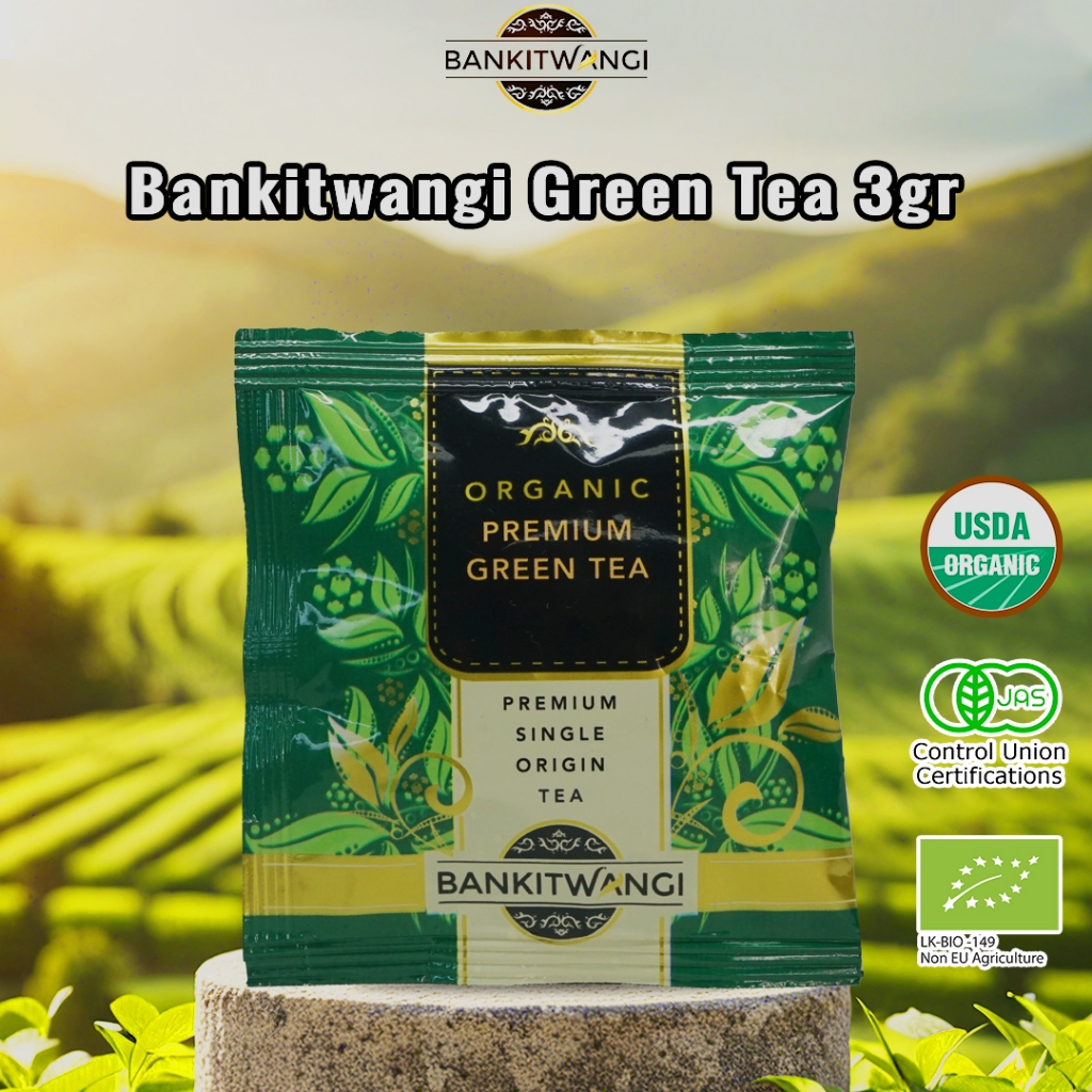 

Bankitwangi Organic Green Tea Bag 3gr - Teh Hijau Organik Kemasan Teh Celup