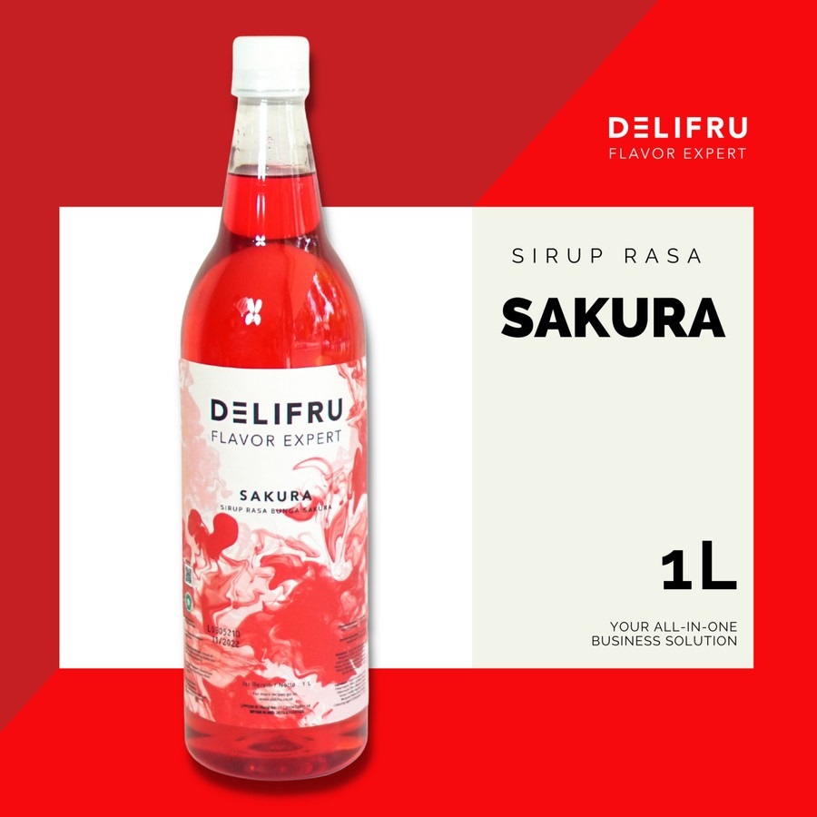 

Syrup Sakura Delifru 1 Liter - Sirup Sakura Premium