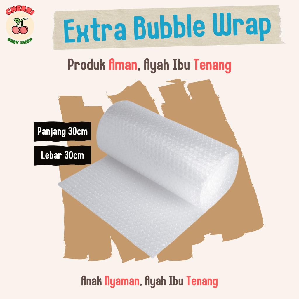 

Extra Bubble Wrap Ukuran 30cm x 30cm