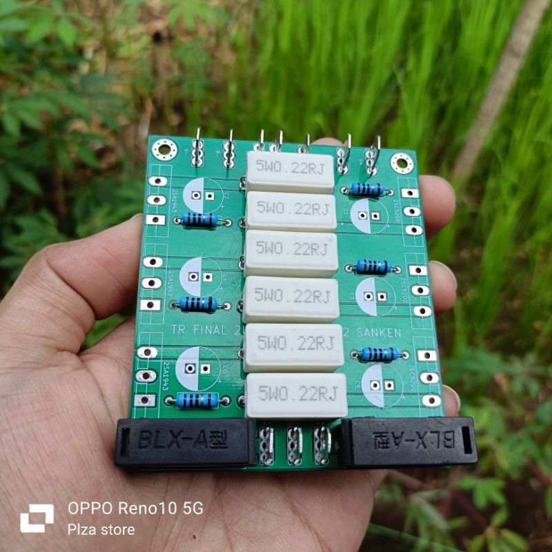 PCB TR FINAL 3 TOSHIBA/2 SANKEN DOUBLE LAYER 2U 8.5 x 7.3 cm2