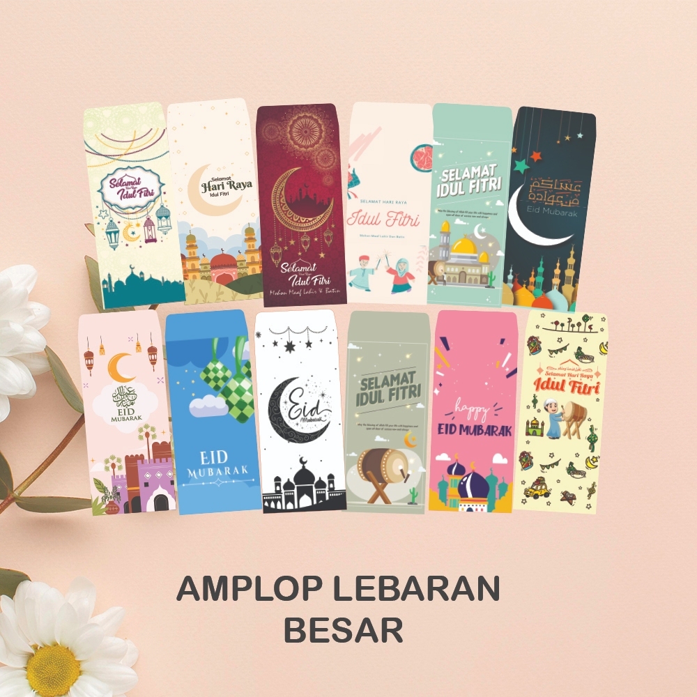 

Amplop Lebaran Motif Ukuran Besar Tanpa Ditekuk