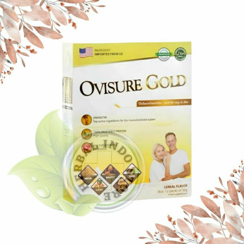 

Ovisure Gold Milk original susu vitamin tulang dan sendi syaraf kejepit kram