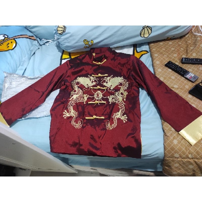 baju cheongsam sangjit pria