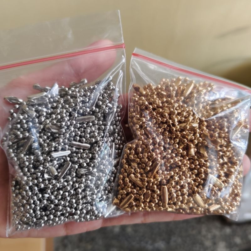 

Tali Rantai hang tag gift tag biji lada silver gold