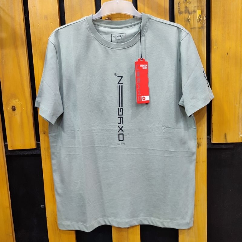 OXYGEN ORIGINAL 008 Atasan Kaos Oblong Pria Lengan Pendek