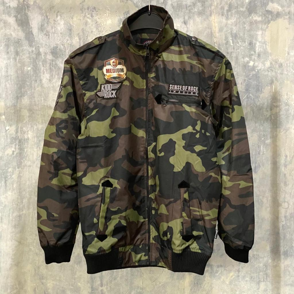 JAKET LORENG KIDDROCK PARASUT | JAKET PARASUT KASUAL PRIA WANITA | JAKET LORENG ARMY