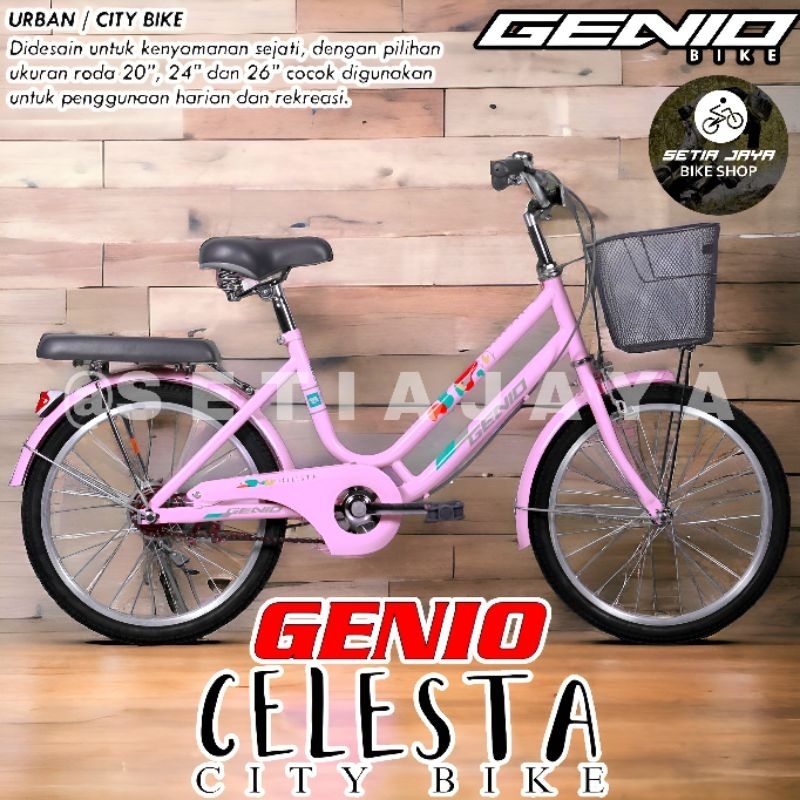 Sepeda CTB Keranjang 26 Inch GENIO CELESTA Anak Dewasa By United