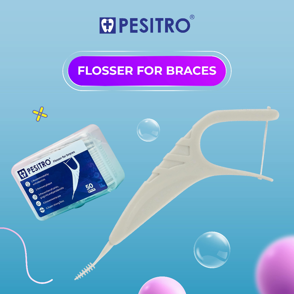 Orthodontic Flosser Pick / Dental Flosser Behel