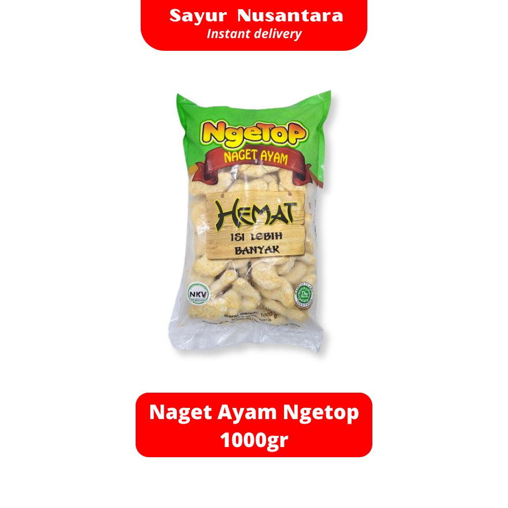 

Naget/Nugget Ayam Ngetop 1000gr - Sayur Nusantara