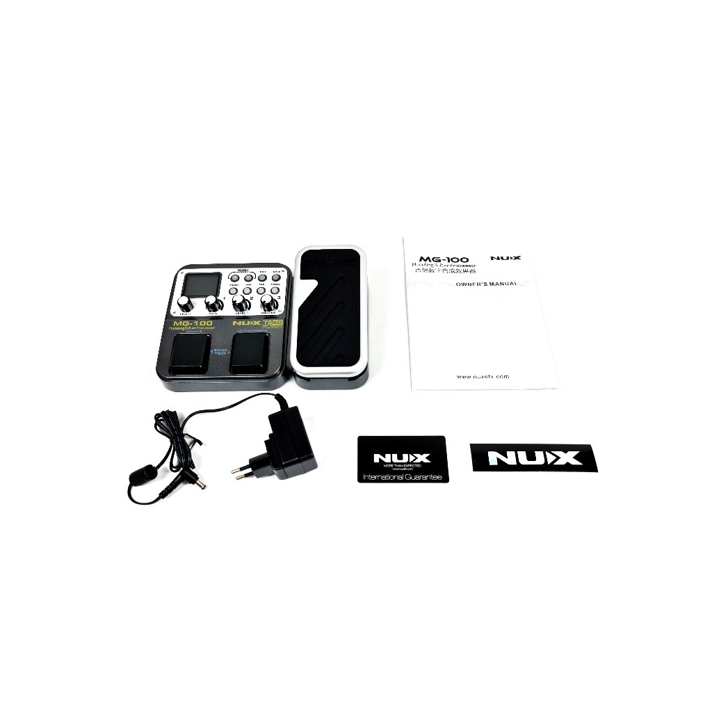 Effect Gitar dan Bass Elektrik Akustik Merk Nux Tipe MG-100 EFEK MG NUX Multi Efek Murah Jakarta