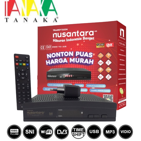 kN Receiver Tv Parabola Tanaka Transvision Nusantara Merdeka KU BAND MPEG DVB Full HD s Promo