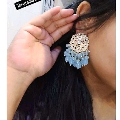 Anting india / anting lonceng / anting lonceng india / jhumka earrings / meenakari earrings / anting