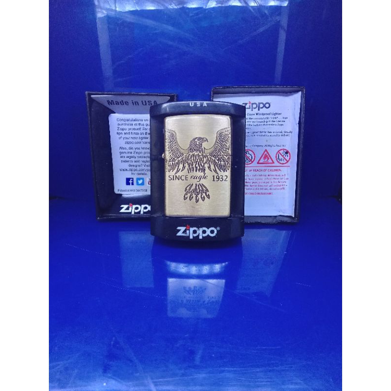 korek api zippo since eagle original usa