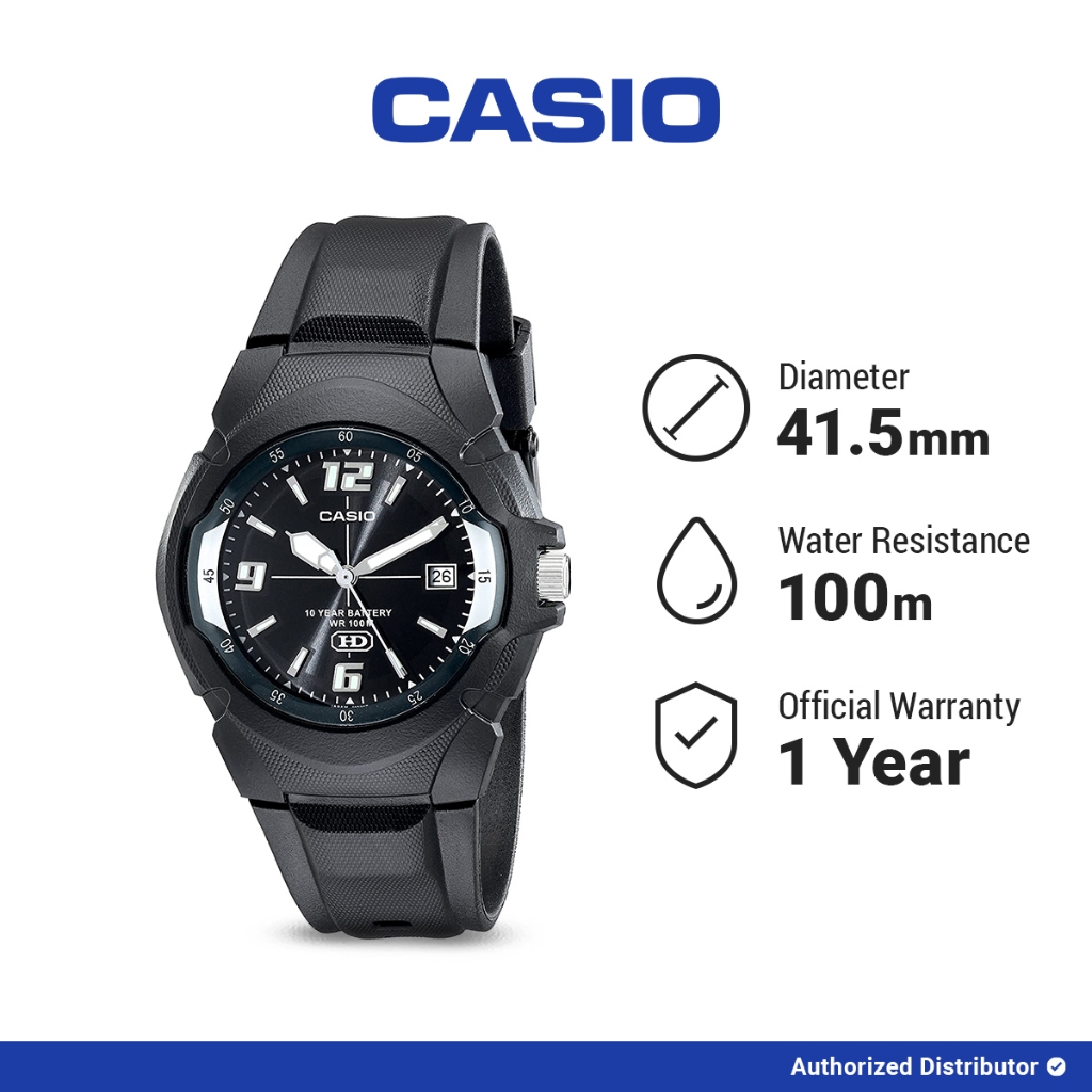 [READY INSTANT] Casio Jam Tangan Pria MW-600F-1AVDF Analog Original Black