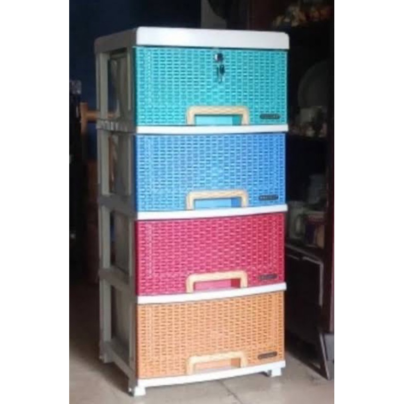 Lemari Laci NAPOLLY Contan susun 4 warna
